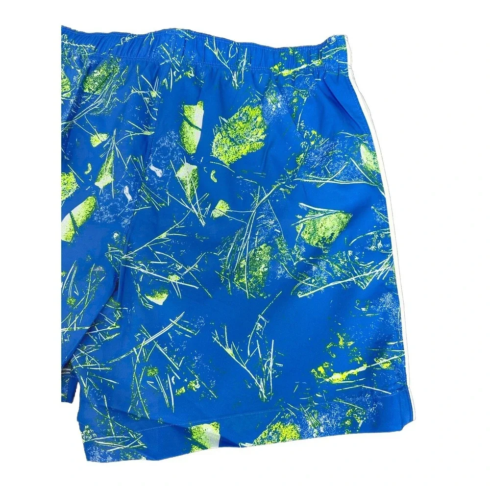 The North‎ Face Men's Elevation Short,súper Sonic Blue Valley Floor Print Small